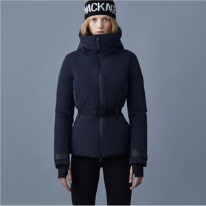 MACKAGE KRYSTAL Agile-360 belted down ski jacket with hood